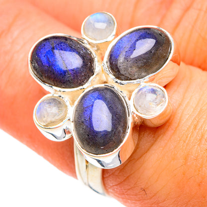 Labradorite Rings handcrafted by Ana Silver Co - RING82143