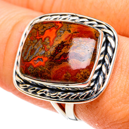 Moroccan Agate Rings handcrafted by Ana Silver Co - RING82156