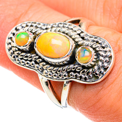 Ethiopian Opal Rings handcrafted by Ana Silver Co - RING82176