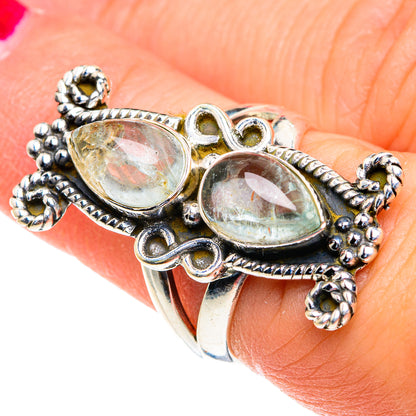 Aquamarine Rings handcrafted by Ana Silver Co - RING82194