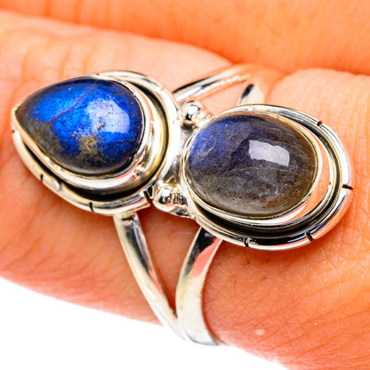 Labradorite Rings handcrafted by Ana Silver Co - RING82198
