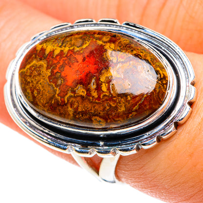 Moroccan Agate Rings handcrafted by Ana Silver Co - RING82206