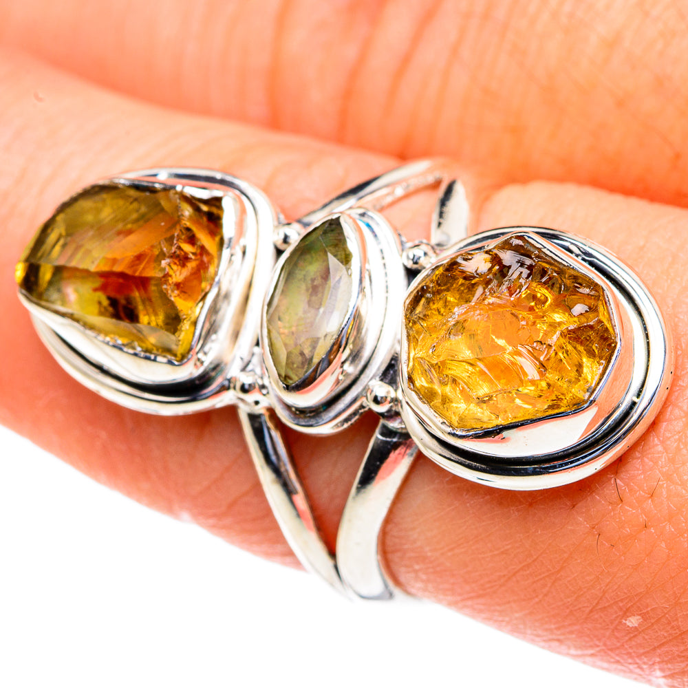 Citrine Rings handcrafted by Ana Silver Co - RING82211