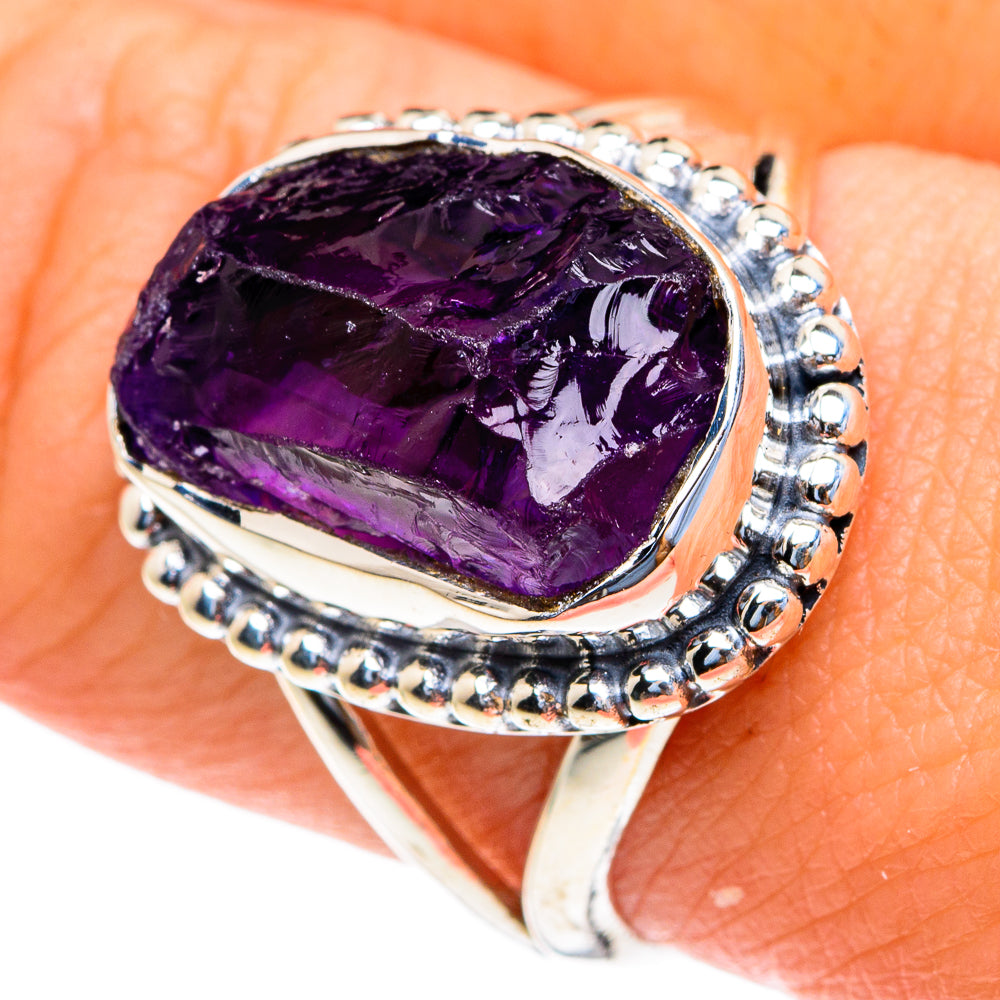 Amethyst Rings handcrafted by Ana Silver Co - RING82215