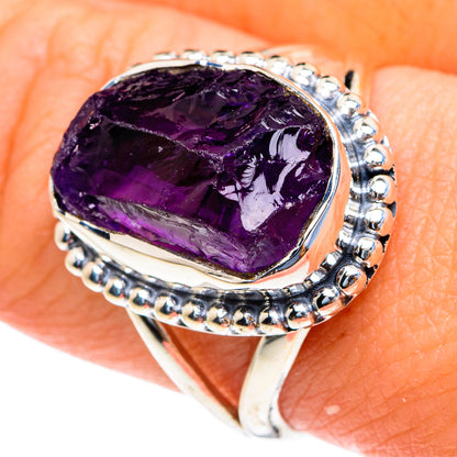 Amethyst Rings handcrafted by Ana Silver Co - RING82215