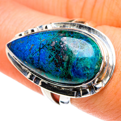 Chrysocolla Rings handcrafted by Ana Silver Co - RING82235
