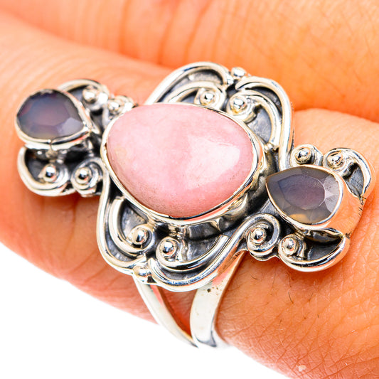 Pink Opal Rings handcrafted by Ana Silver Co - RING82248
