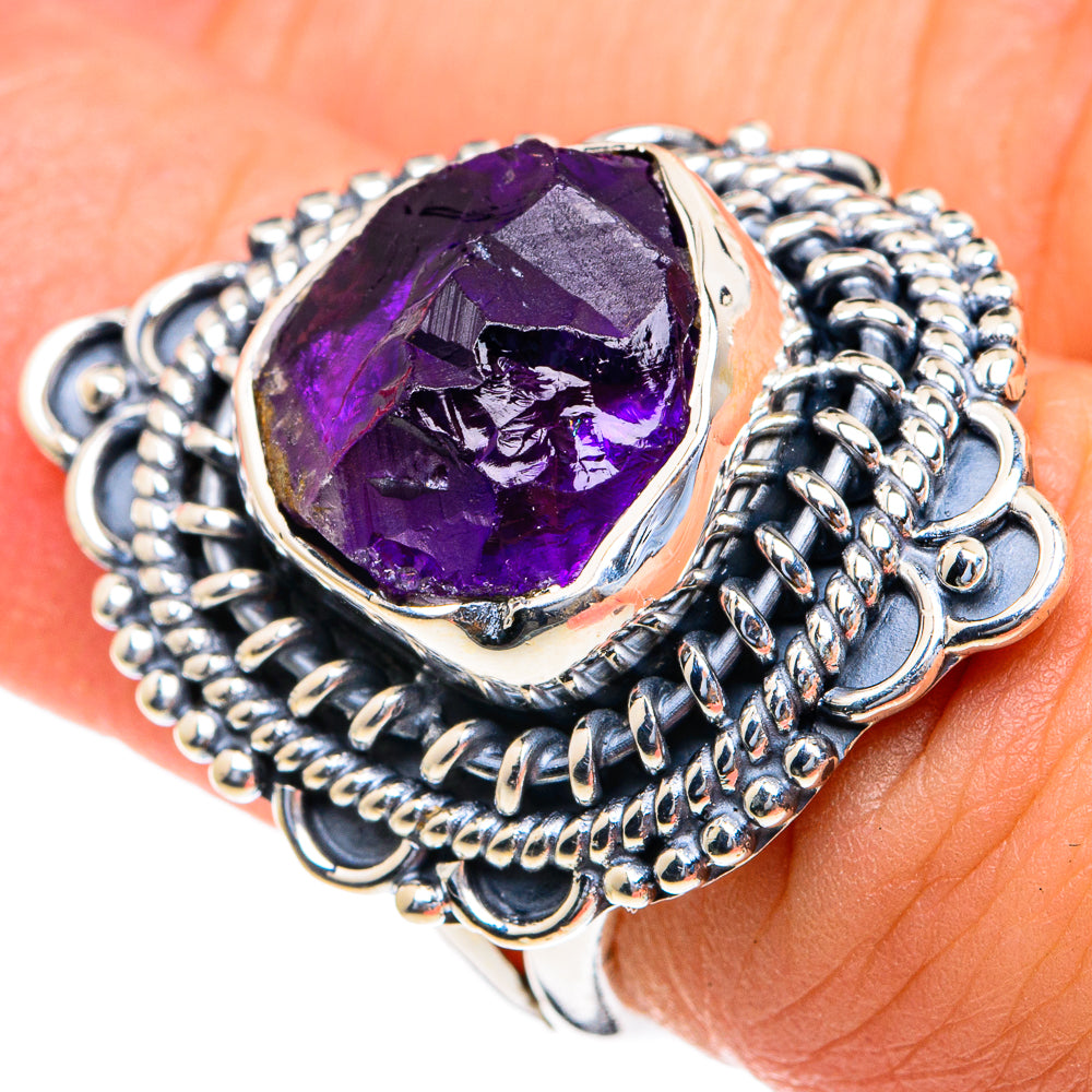 Amethyst Rings handcrafted by Ana Silver Co - RING82250