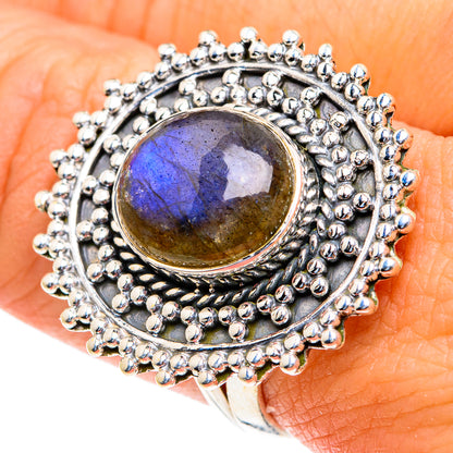 Labradorite Rings handcrafted by Ana Silver Co - RING82263