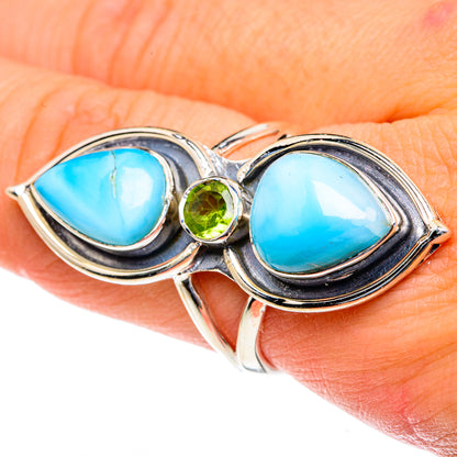Larimar Rings handcrafted by Ana Silver Co - RING82280
