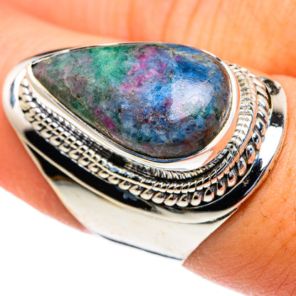 Ruby Fuchsite Rings handcrafted by Ana Silver Co - RING82281
