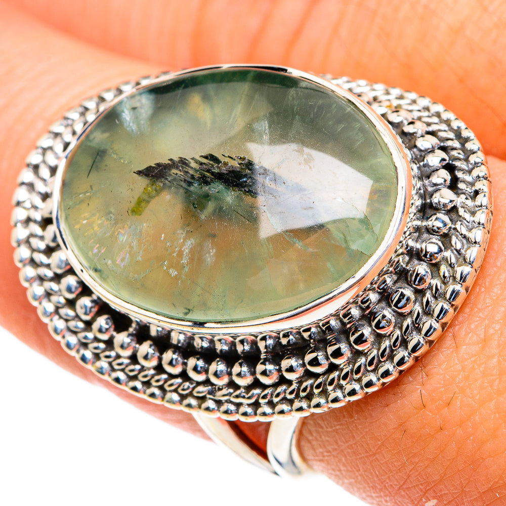 Prehnite Rings handcrafted by Ana Silver Co - RING82283