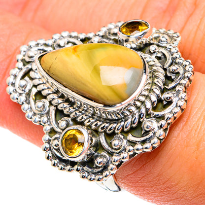 Willow Creek Jasper Rings handcrafted by Ana Silver Co - RING82291