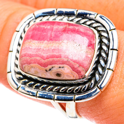 Rhodochrosite Rings handcrafted by Ana Silver Co - RING82293