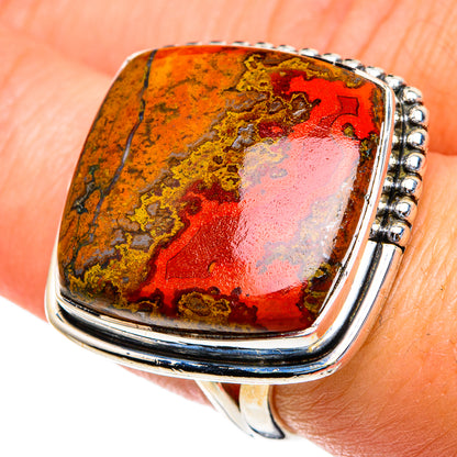 Moroccan Agate Rings handcrafted by Ana Silver Co - RING82336
