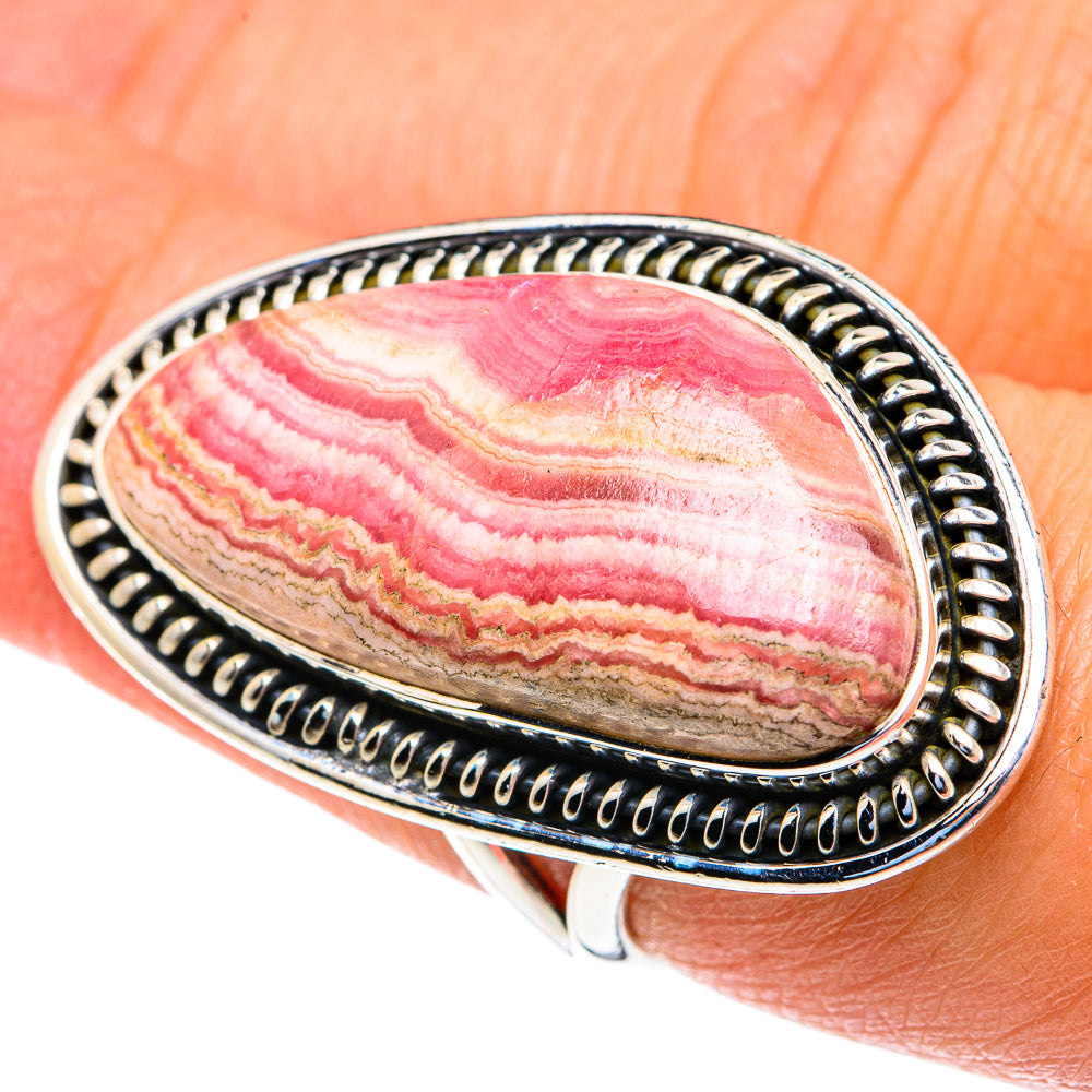 Rhodochrosite Rings handcrafted by Ana Silver Co - RING82338