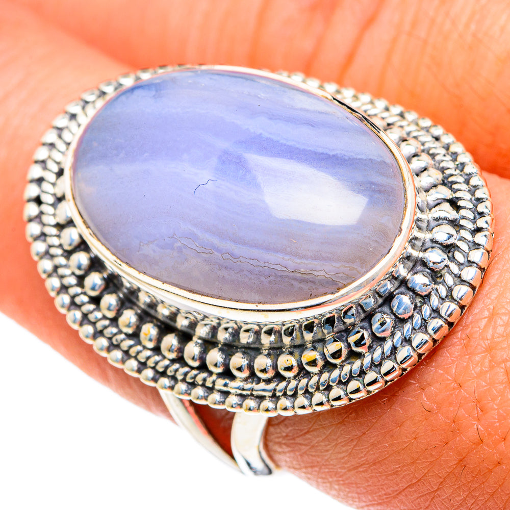 Rainbow Moonstone Rings handcrafted by Ana Silver Co - RING82349