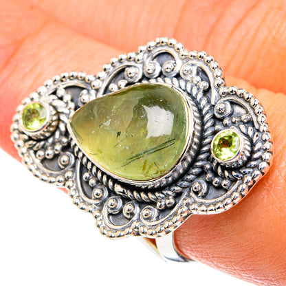 Prehnite Rings handcrafted by Ana Silver Co - RING82362