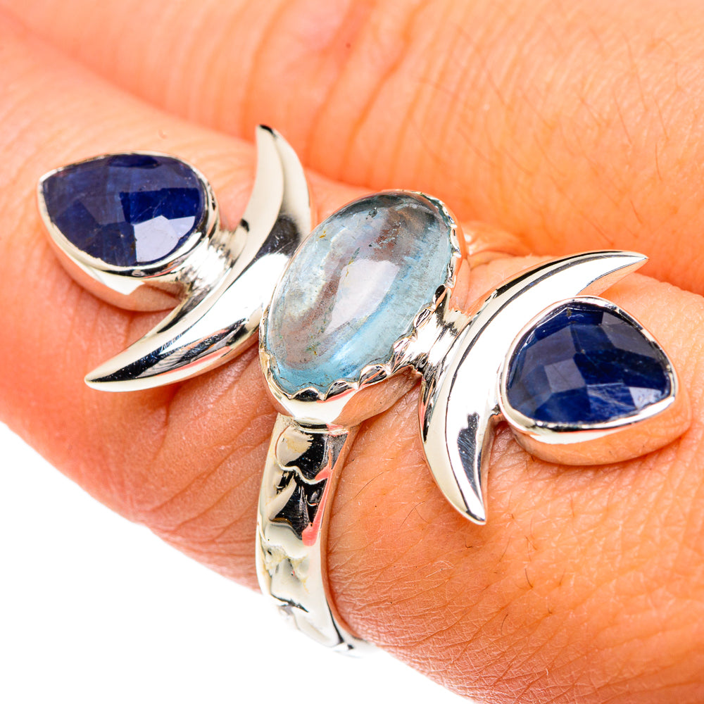 Aquamarine Rings handcrafted by Ana Silver Co - RING82401