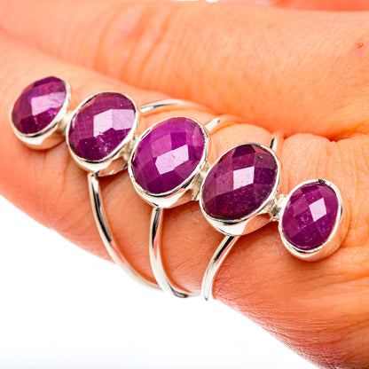 Pink Tourmaline Rings handcrafted by Ana Silver Co - RING82403