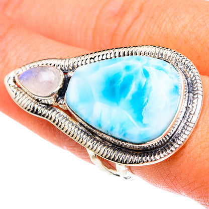 Larimar Rings handcrafted by Ana Silver Co - RING82420