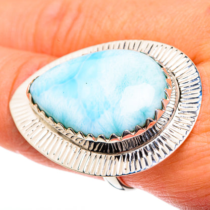 Rainbow Moonstone Rings handcrafted by Ana Silver Co - RING82421
