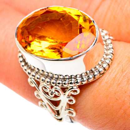 Citrine Rings handcrafted by Ana Silver Co - RING82445