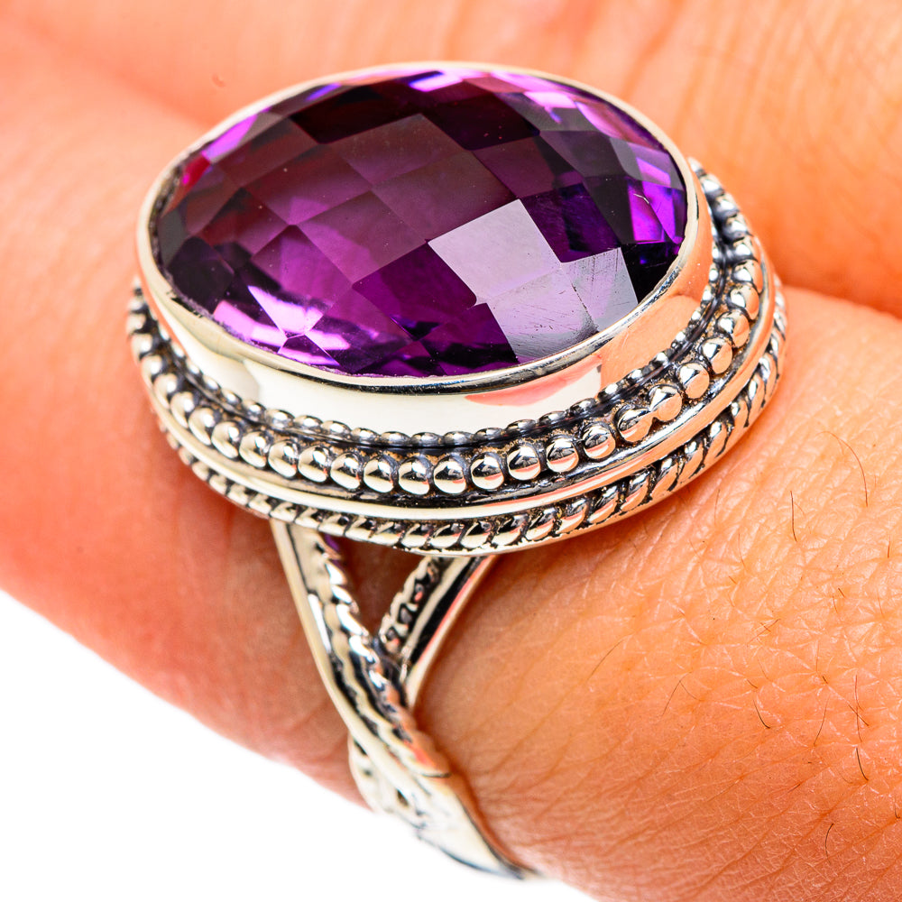 Amethyst Rings handcrafted by Ana Silver Co - RING82447