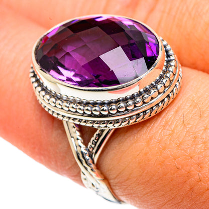Amethyst Rings handcrafted by Ana Silver Co - RING82447