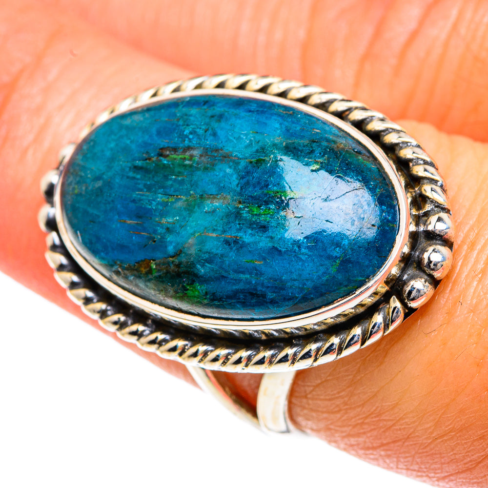 Chrysocolla Rings handcrafted by Ana Silver Co - RING82464