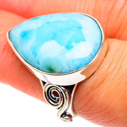 Larimar Rings handcrafted by Ana Silver Co - RING82466