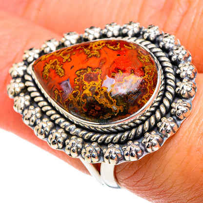 Moroccan Agate Rings handcrafted by Ana Silver Co - RING82474