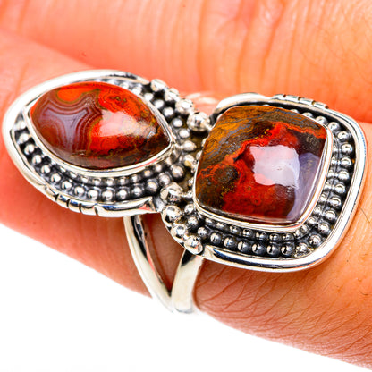 Moroccan Agate Rings handcrafted by Ana Silver Co - RING82475