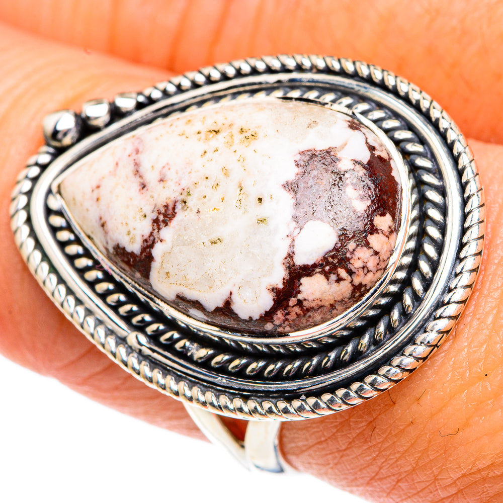 Peanut Wood Jasper Rings handcrafted by Ana Silver Co - RING82477