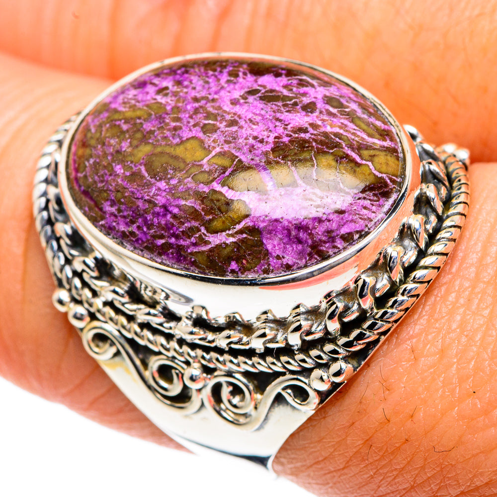 Stichtite Rings handcrafted by Ana Silver Co - RING82482