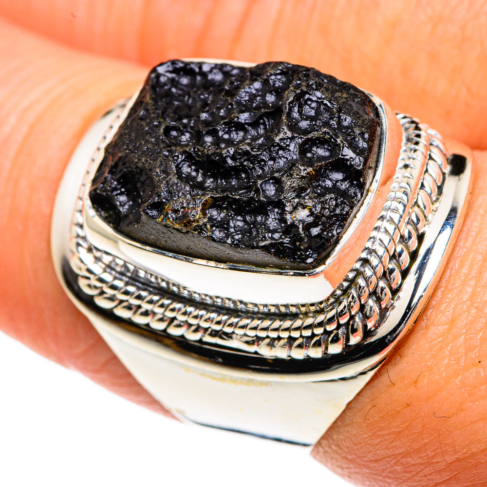 Tektite Rings handcrafted by Ana Silver Co - RING82483