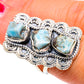 Larimar Rings handcrafted by Ana Silver Co - RING82506