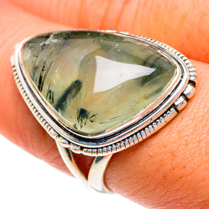 Prehnite Rings handcrafted by Ana Silver Co - RING82516