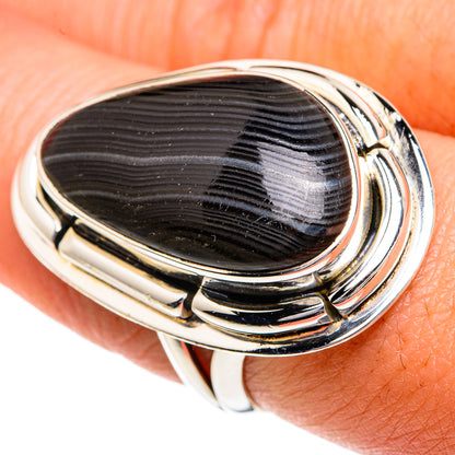Psilomelane Rings handcrafted by Ana Silver Co - RING82528