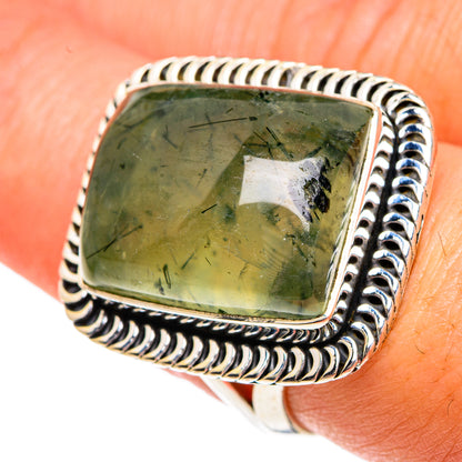 Prehnite Rings handcrafted by Ana Silver Co - RING82544