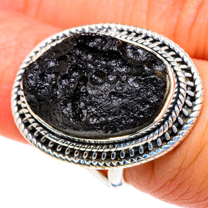 Tektite Rings handcrafted by Ana Silver Co - RING82556