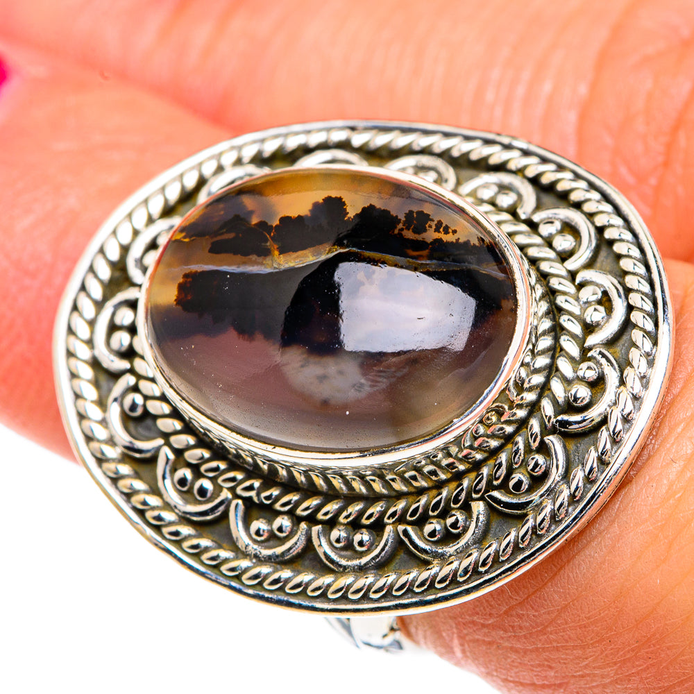 Montana Agate Rings handcrafted by Ana Silver Co - RING82579