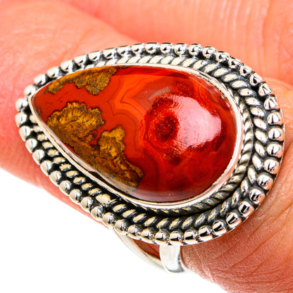 Moroccan Agate Rings handcrafted by Ana Silver Co - RING82618