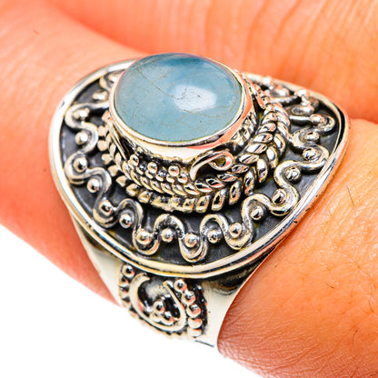 Aquamarine Rings handcrafted by Ana Silver Co - RING82641