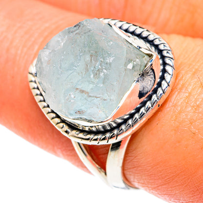 Aquamarine Rings handcrafted by Ana Silver Co - RING82642