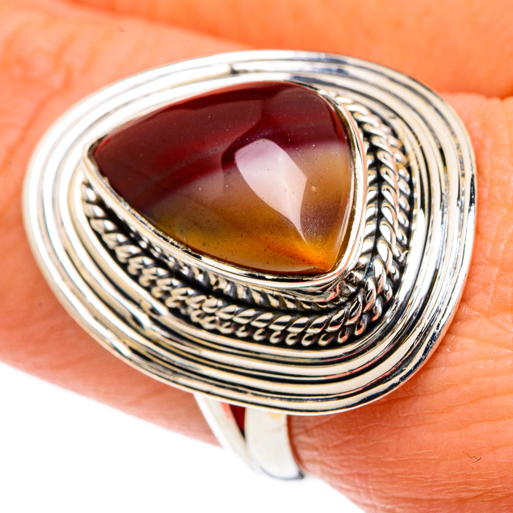 Mookaite Rings handcrafted by Ana Silver Co - RING82647
