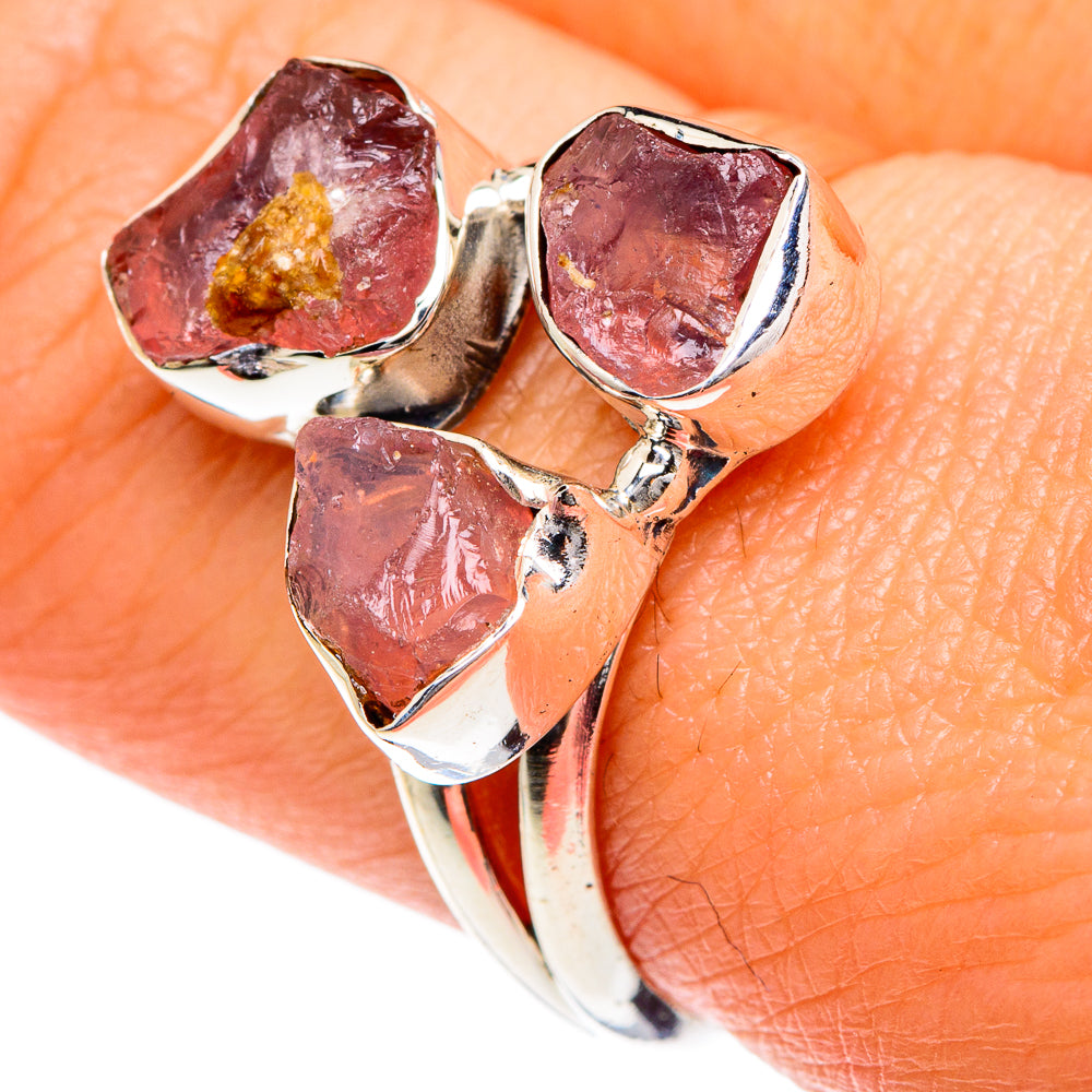 Rose Quartz Rings handcrafted by Ana Silver Co - RING82653