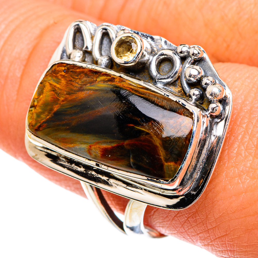 Pietersite Rings handcrafted by Ana Silver Co - RING82657