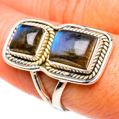 Labradorite Rings handcrafted by Ana Silver Co - RING82667