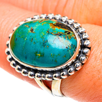 Chrysocolla Rings handcrafted by Ana Silver Co - RING82673